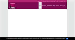 Desktop Screenshot of espressocolonia.de